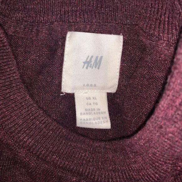 H&M Men's Pullover Sweatshirt Sz: XL - Picture 4 of 5